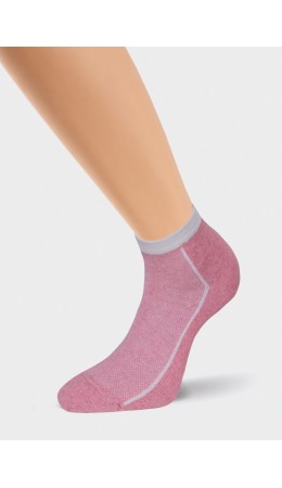 ЭЙС Носки жен.Д123 хл+эл укор, розовый
