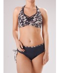 CLE SS116к Костюм купальный жен., кофейный/чёрный