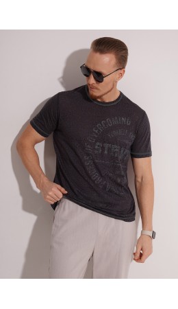 CLE Футболка муж. 562577/17хэ_п, т.коричневый