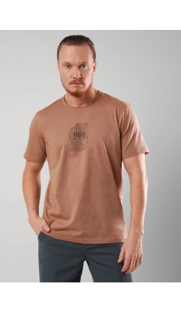CLE Футболка муж. 562640/17кд_п, св.коричневый