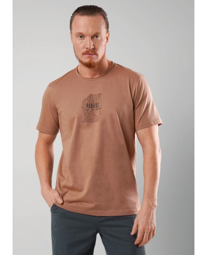CLE Футболка муж. 562640/17кд_п, св.коричневый