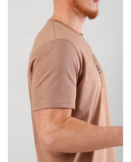 CLE Футболка муж. 562640/17кд_п, св.коричневый