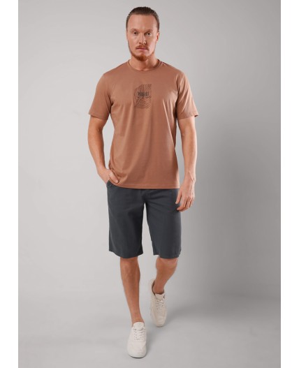CLE Футболка муж. 562640/17кд_п, св.коричневый