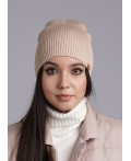 CLE Шапка 423598/1вн, меланж св.бежевый