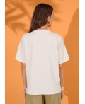 CLE Футболка жен. 267200/212гт, молочный