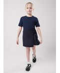 CLE Футболка дев. 906647шл школа, т.синий