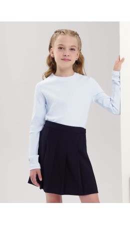 CLE Фуфайка дев. 906648шл школа, св.голубой