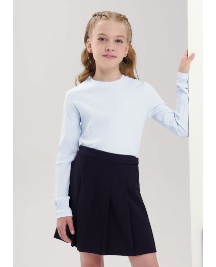 CLE Фуфайка дев. 906648шл школа, св.голубой
