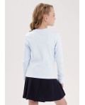 CLE Фуфайка дев. 906648шл школа, св.голубой