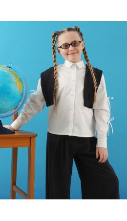 CLE Блузка дев. 763334пп школа, белый