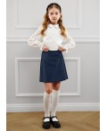 CLE Джемпер дев. 767460г школа, молочный