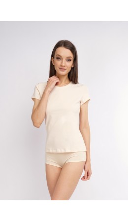 CLE LF001 Фуфайка жен., св.бежевый