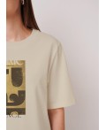 CLE Футболка жен. 367292кдт_п, св.бежевый