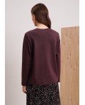 CLE Фуфайка жен. 367316кэ, т.коричневый
