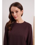 CLE Фуфайка жен. 367316кэ, т.коричневый