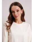 CLE Фуфайка жен. 367316кэ, молочный