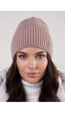 CLE Шапка 464720вн, меланж бежевый