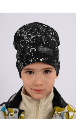 CLE Шапка дет. 466095/4рп, чёрный