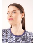 CLE LDR16-1224 Платье жен. Модерн, молочный/джинсовый