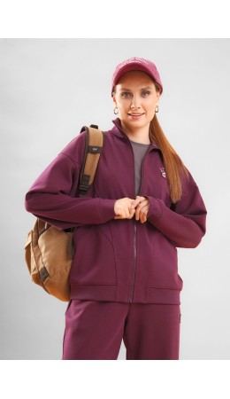 CLE LJ16-100 Куртка жен. Долина, т.бордовый