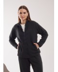 CLE LJ16-103 Куртка жен. Флис ОЗ26, чёрный