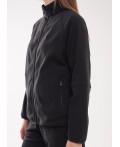 CLE LJ16-103 Куртка жен. Флис ОЗ26, чёрный