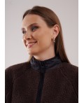 CLE LJ16-103/3 Куртка жен. Флис ОЗ26, т.коричневый