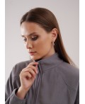 CLE LJ16-103/1 Куртка жен. Флис ОЗ26, серый