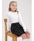 CLE Фуфайка дев. 906648шл школа, молочный