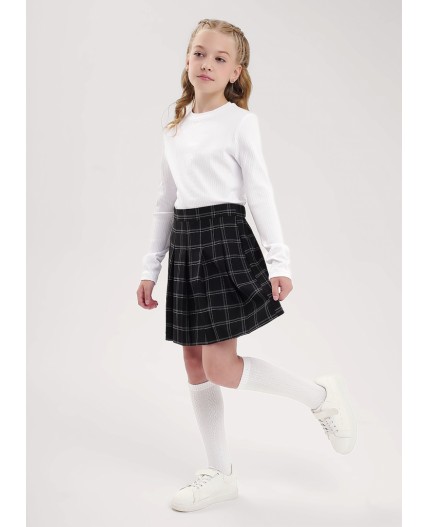 CLE Фуфайка дев. 906648шл школа, молочный