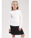 CLE Фуфайка дев. 906648шл школа, молочный