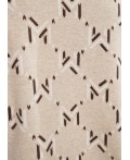 CLE Джемпер жен. 167355/224дож, меланж бежевый/т.коричневый