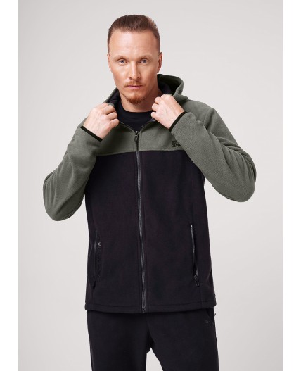 CLE Куртка муж. 462761/02л, т.хаки/чёрный