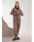 CLE LJ16-103 Куртка жен. Флис ОЗ26, кофейный