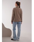 CLE LJ16-103 Куртка жен. Флис ОЗ26, кофейный
