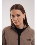 CLE LJ16-103 Куртка жен. Флис ОЗ26, кофейный