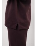 CLE LSW16-106 Джемпер жен. Футер тёплый ОЗ26, т.коричневый