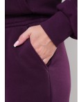CLE LTR16-106 Брюки жен. Футер тёплый ОЗ26, т.фиолетовый