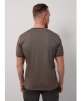 CLE Джемпер муж. 462768/12зэ_п, т.коричневый/св.коричневый