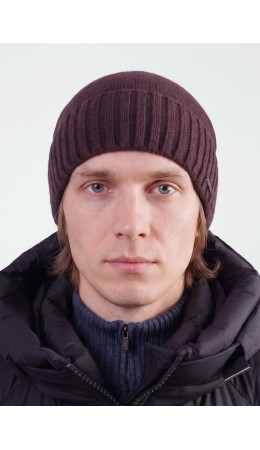 CLE Шапка 464751ша флис, т.коричневый