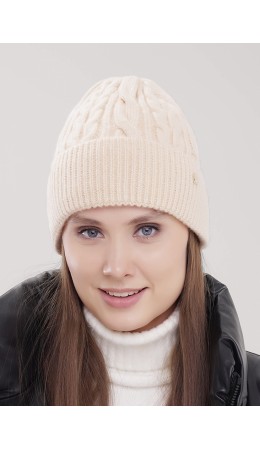 CLE Шапка 454424фэш флис, св.бежевый