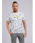 CLE Футболка муж. 542284/05гн maxi(макси)_п, белый/т.синий