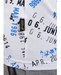 CLE Футболка муж. 542284/05гн maxi(макси)_п, белый/т.синий