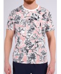 CLE Футболка муж. 542371/24кдн maxi(макси), коралловый/т.синий