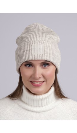 CLE Шапка 444173ак, меланж бежевый