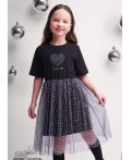 CLE Платье дев. 767549/23г_п, чёрный