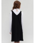 Платье для девочек Черный(49)
