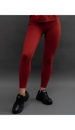 Брюки (модель 'лосины') спортивные женские Бордовый(5)
