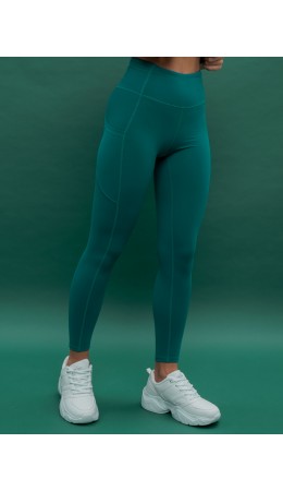 Брюки (модель 'лосины') спортивные женские Изумрудный(14)