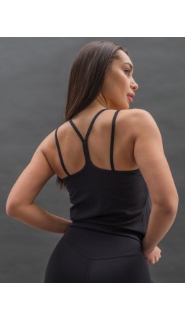 Майка спортивная женcкая Черный(49)